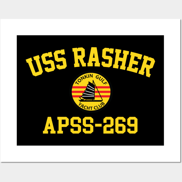 USS Rasher APSS-269 Wall Art by Tonkin Gulf Yacht Club